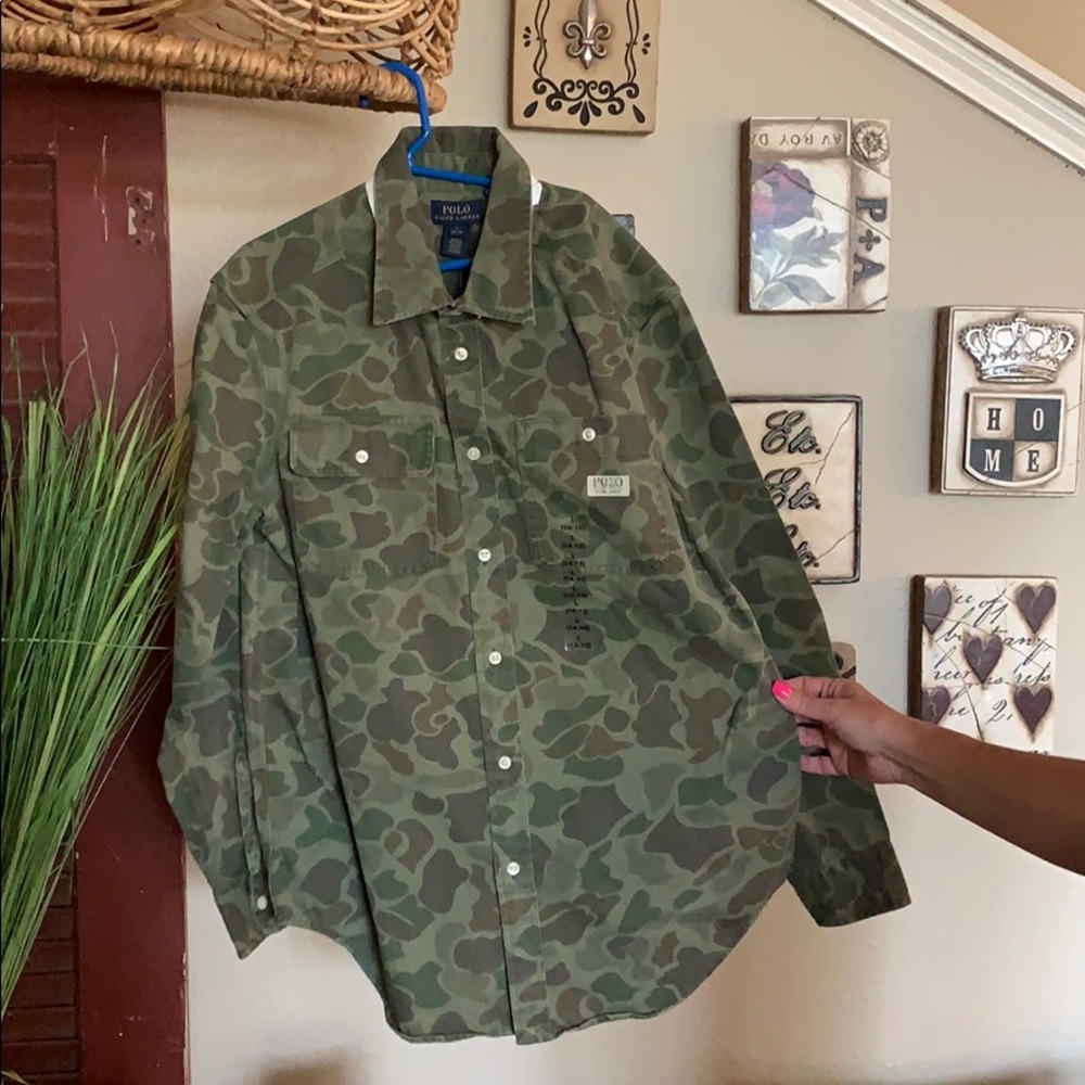 Camo polo Ralph Lauren new with tags